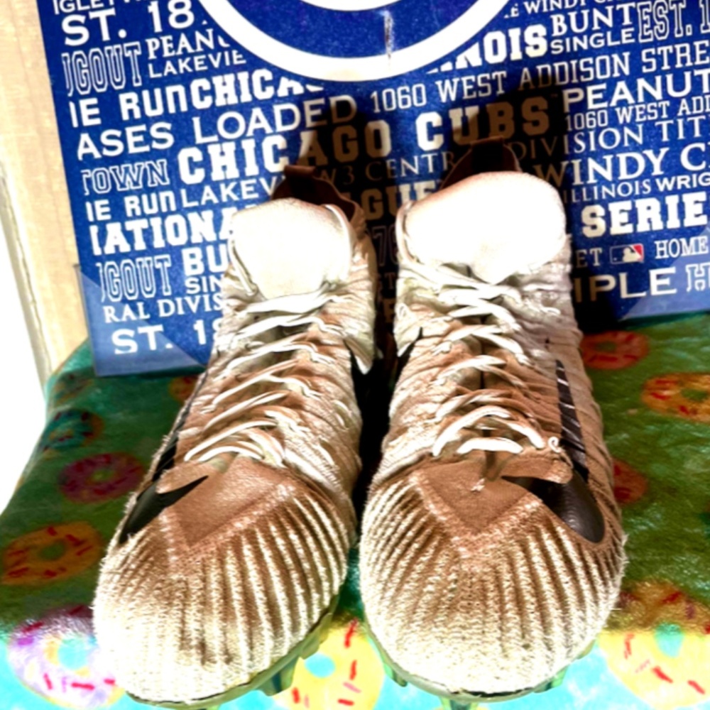 Lot of 2 pair of Nike Cleats 1 Vapor Fastflex SZ13 & 1 Nike Alpha Menace SZ14 - Picture 11 of 14